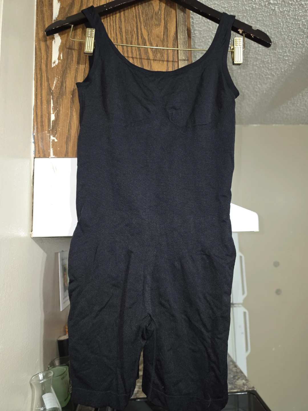 Black Seamless Shapewear Bodysuit