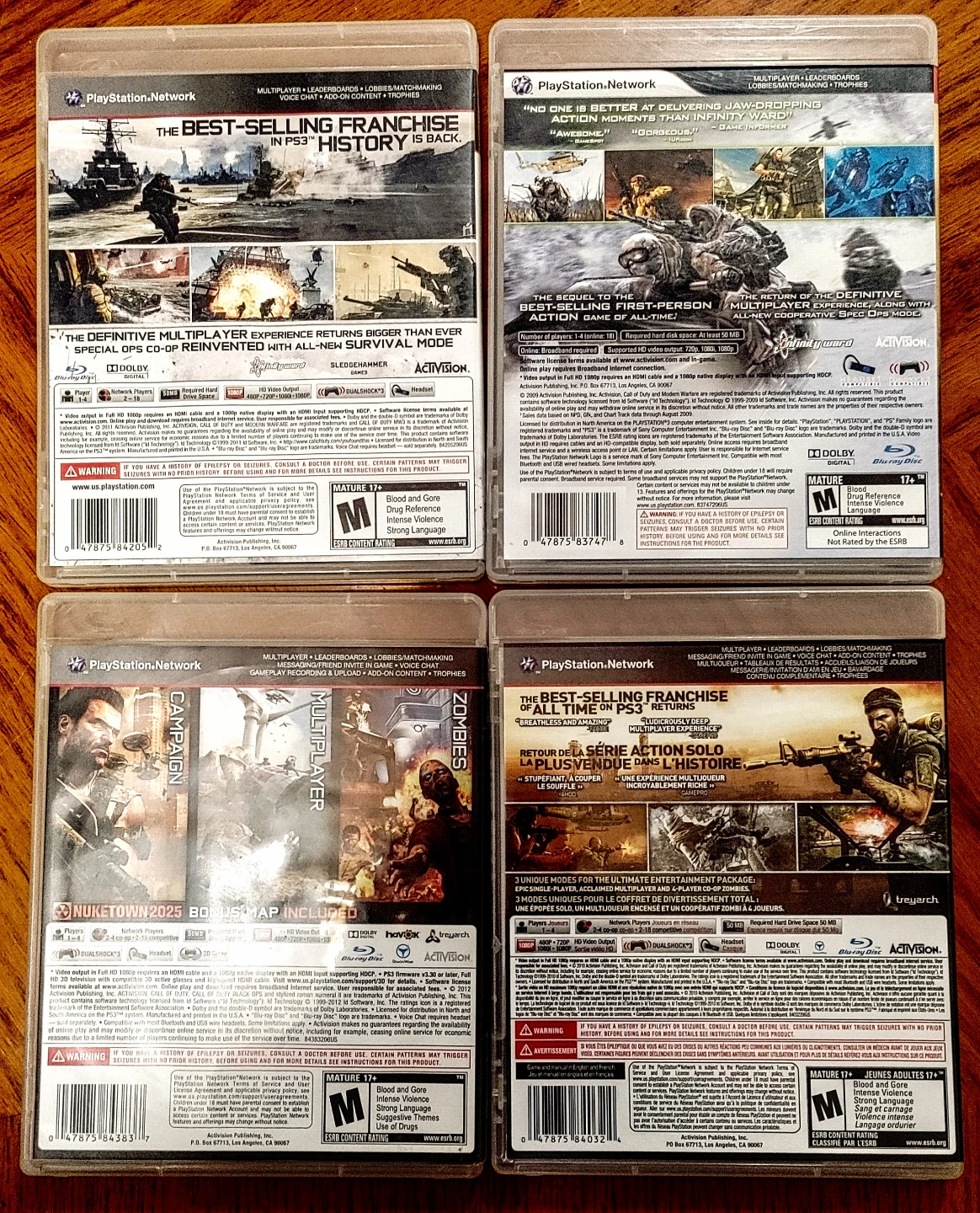 Call of Duty PS3 Game Bundle (4 Games) - photo 2