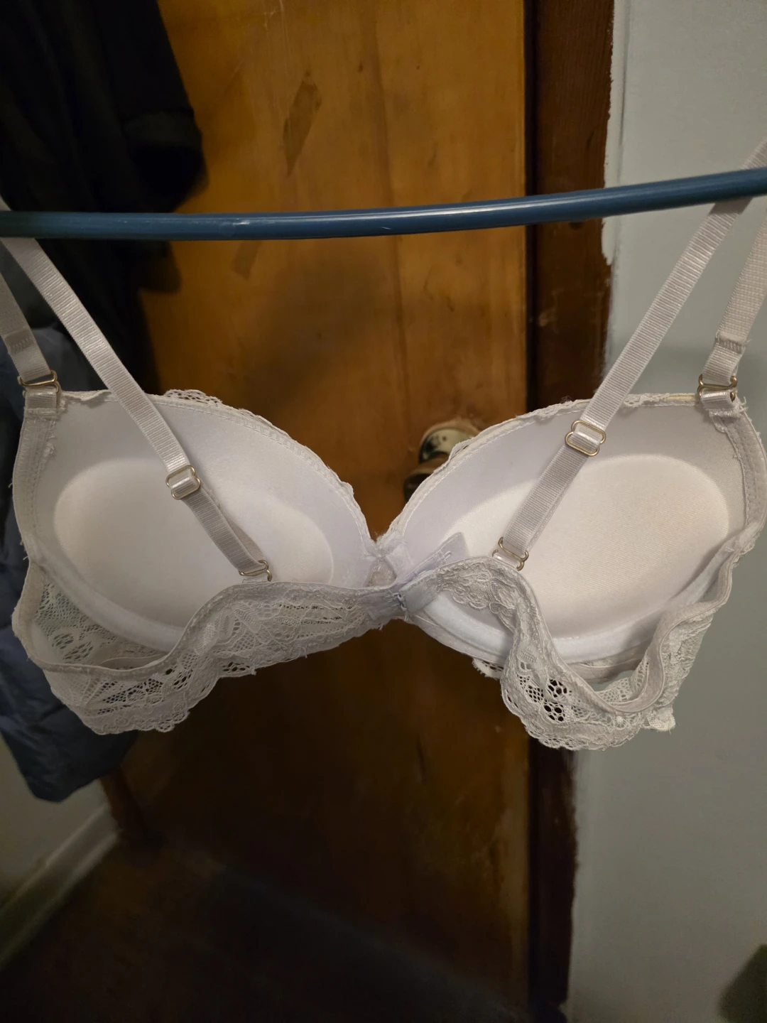 Jessica Simpson white lace bra 34A - photo 3