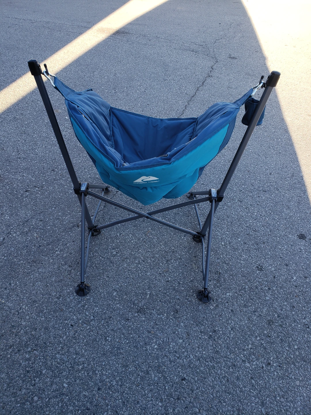 Ozark Trail Blue Folding Hammock Chair