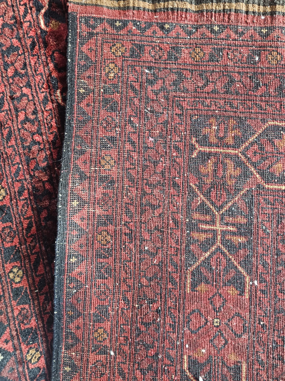 Authentic Hand-Knotted Persian Tribal Wool Rug - 6.6' x 9.7' - photo 5