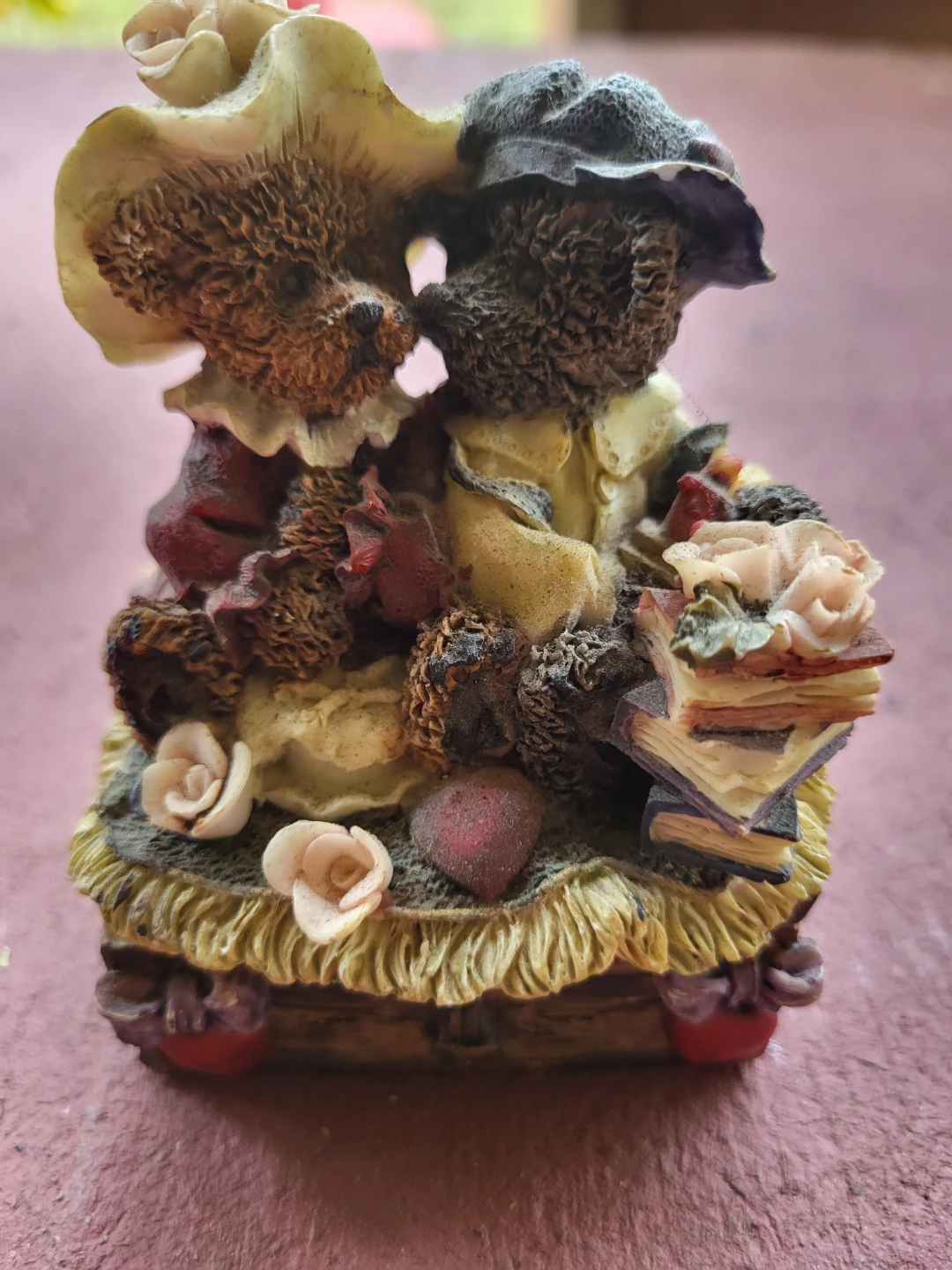 Teddy Bear Decorative Trinket Box