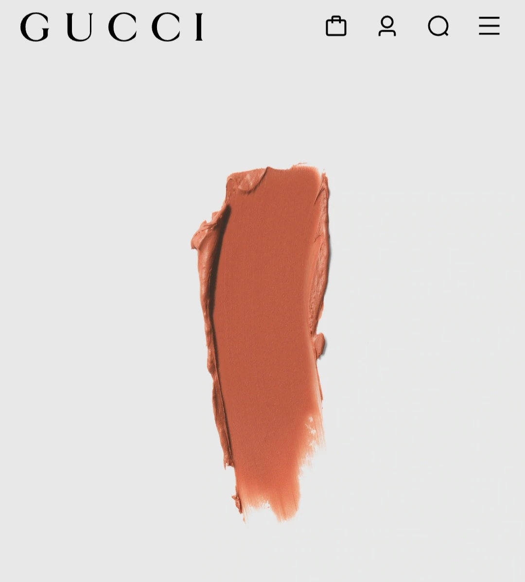 Gucci Rouge a Levres Mat Lipstick 308 Lucy Dark Orange - photo 2