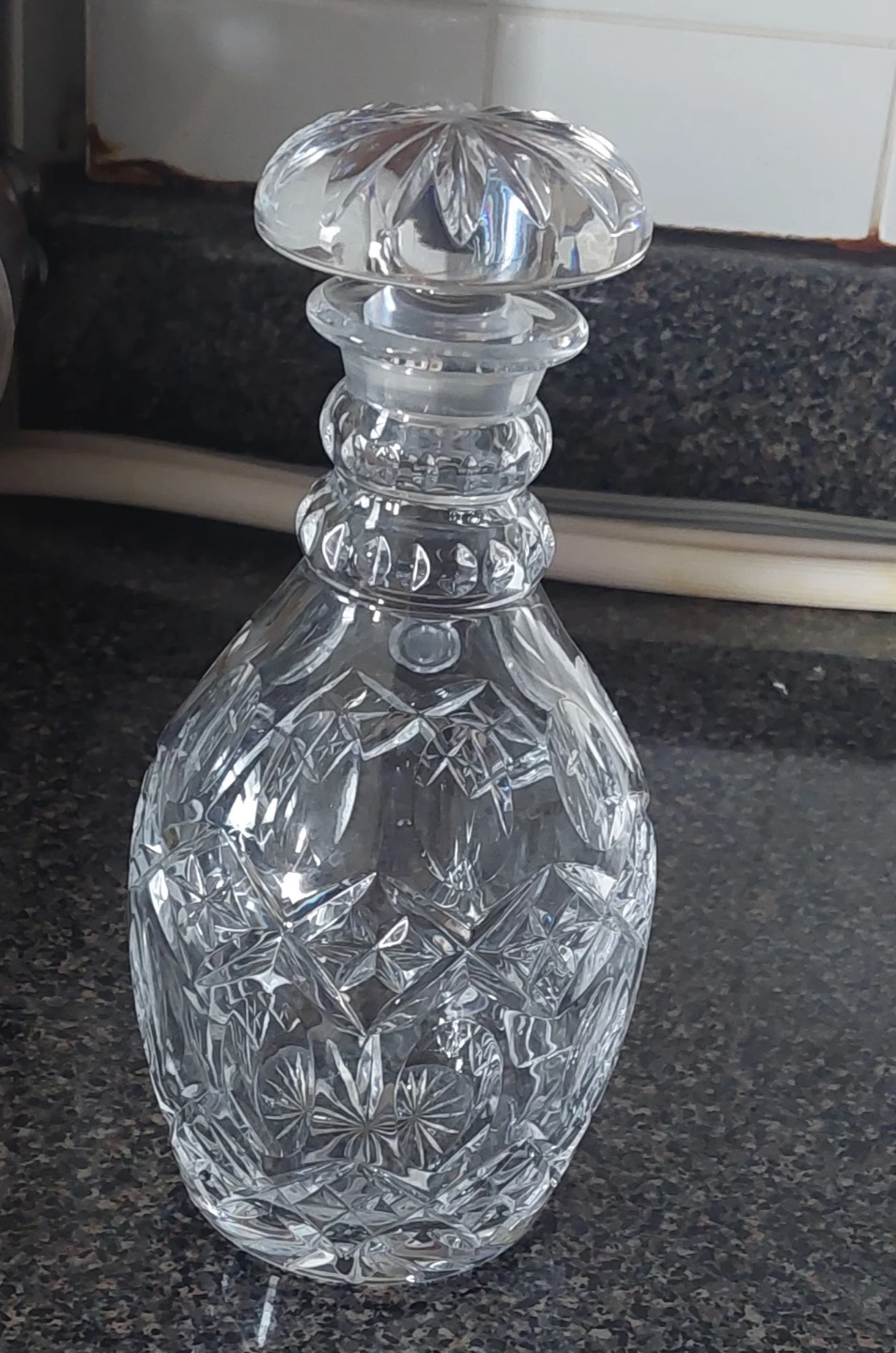 Vintage Cut Crystal Decanter