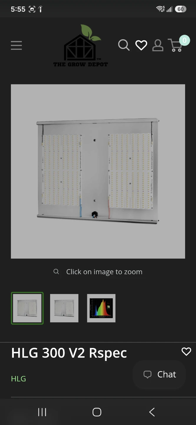 HLG 300 V2 LED Grow Lights – Like New – Original Boxes