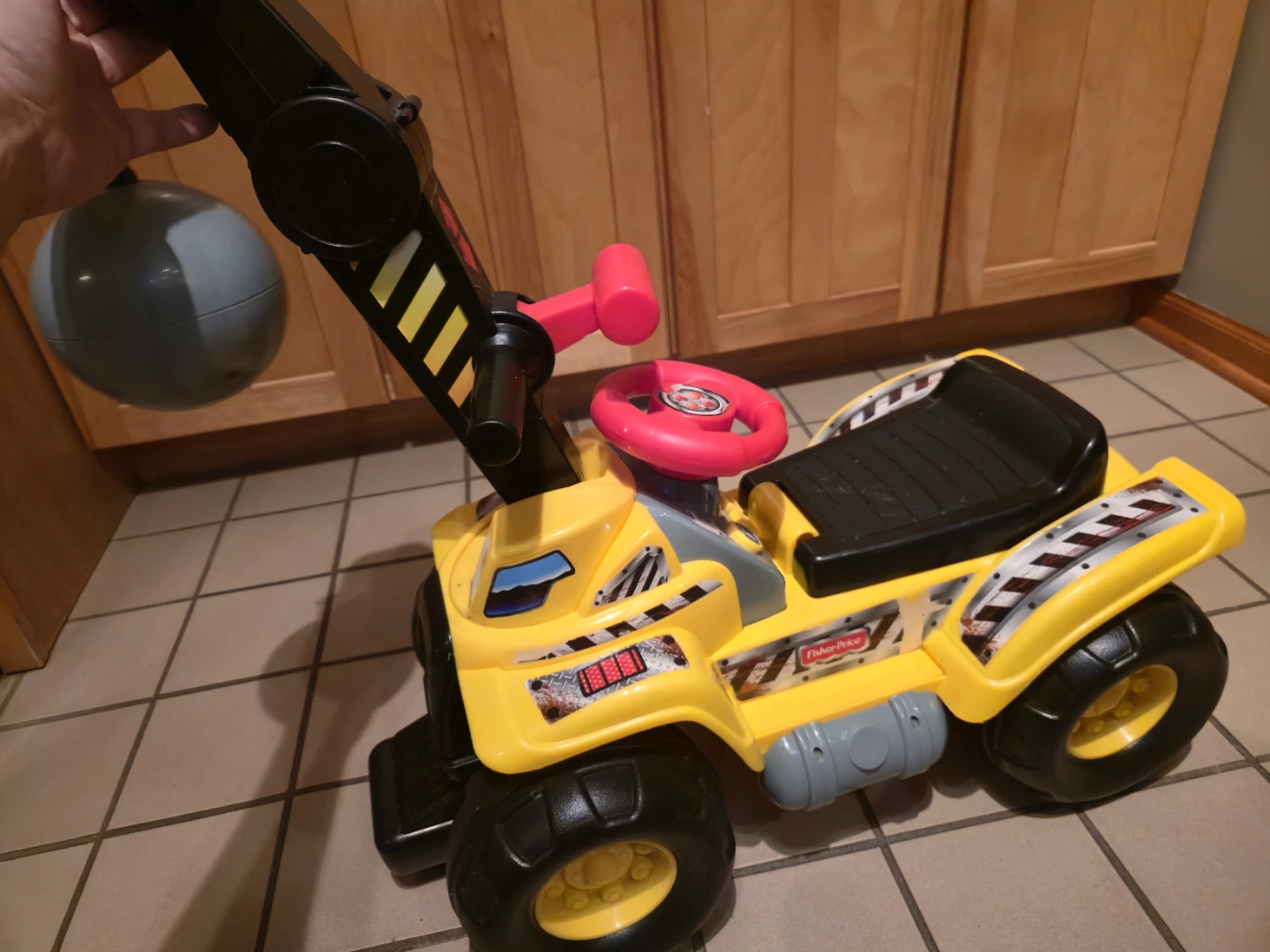 Fisher-Price Construction Ride-On Wrecking Ball Toy - photo 2
