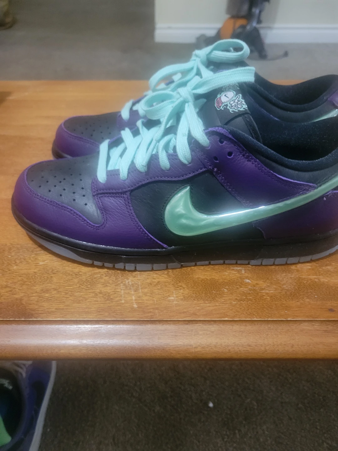 Nike Dunk Low Purple and Black Sneakers