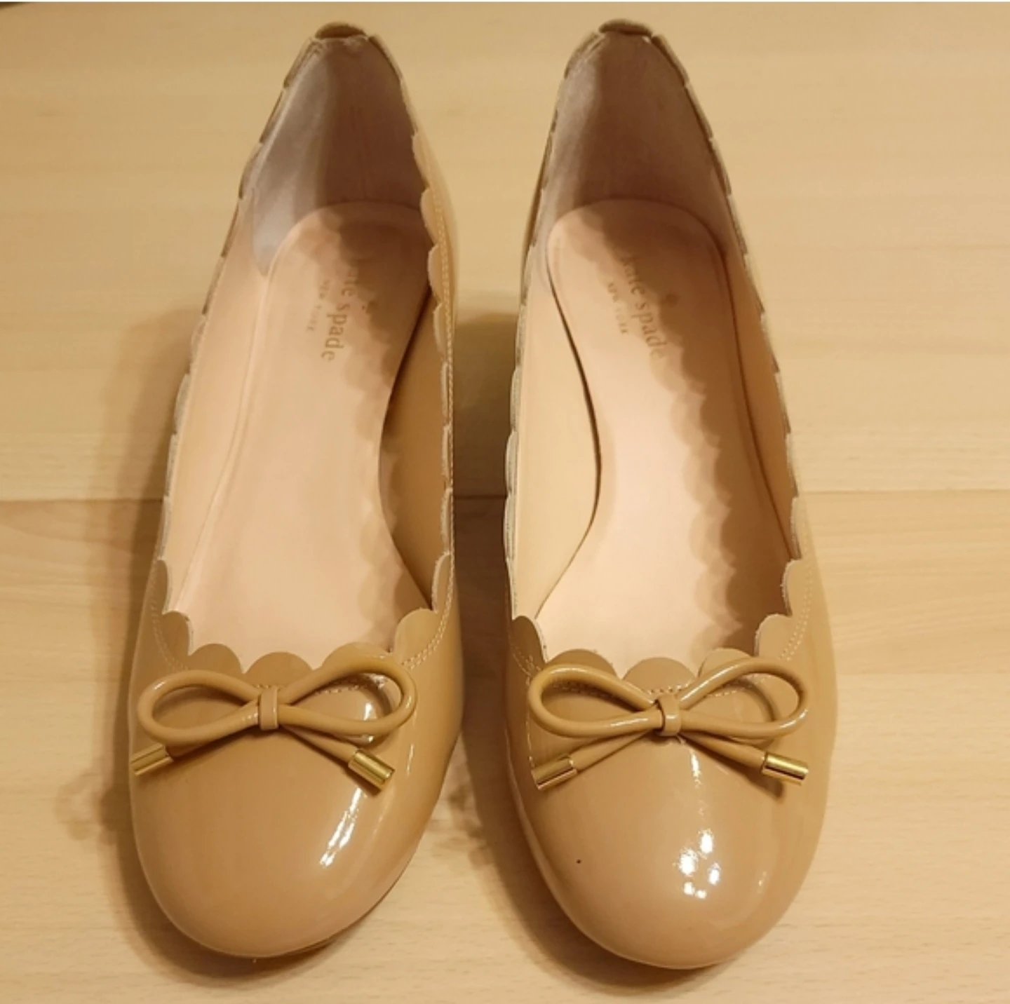 Kate Spade New York Nude Patent Pumps US10