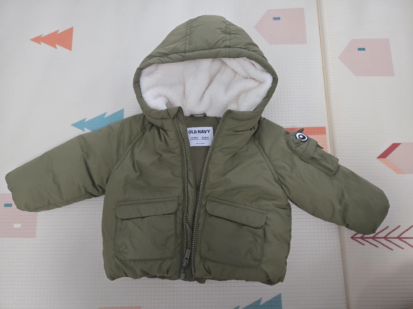 12–18M Khaki Winter Jacket