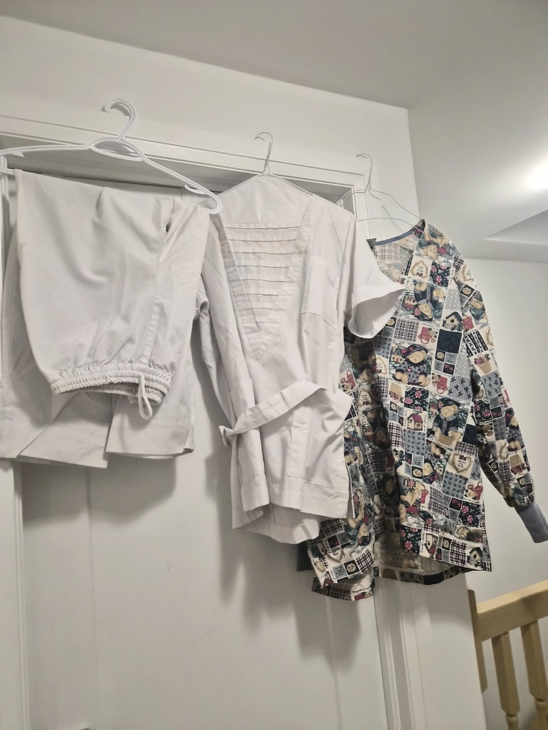Nursing Uniform Set with White Clogs
