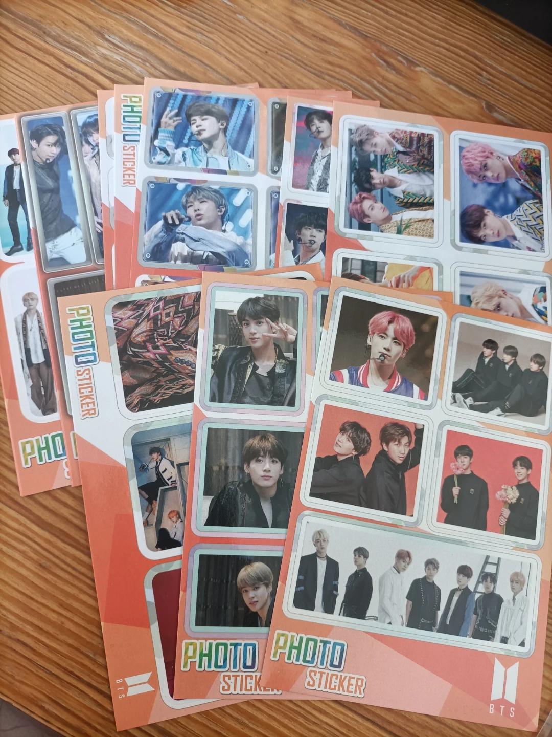 BTS Photo Sticker Set - 16pcs - photo 2
