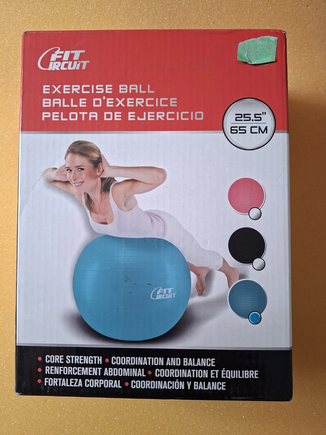 Fit Circuit Exercise Ball 65cm