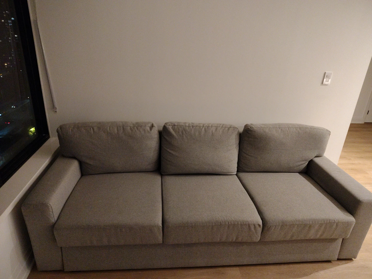 Ikea - Grey Convertible Sofa Bed - photo 2