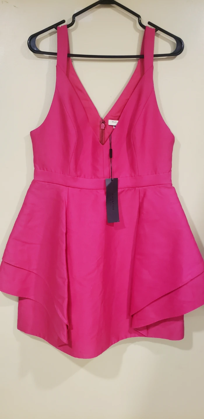 Halston Heritage hot Pink Dress Size 10 - photo 3