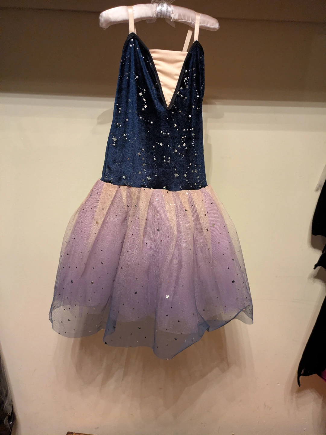Starry Night Velour and Tulle Dance Dress