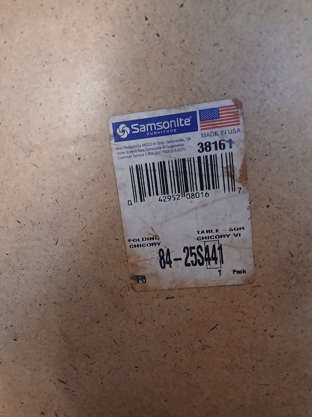 Samsonite Folding Table - photo 4