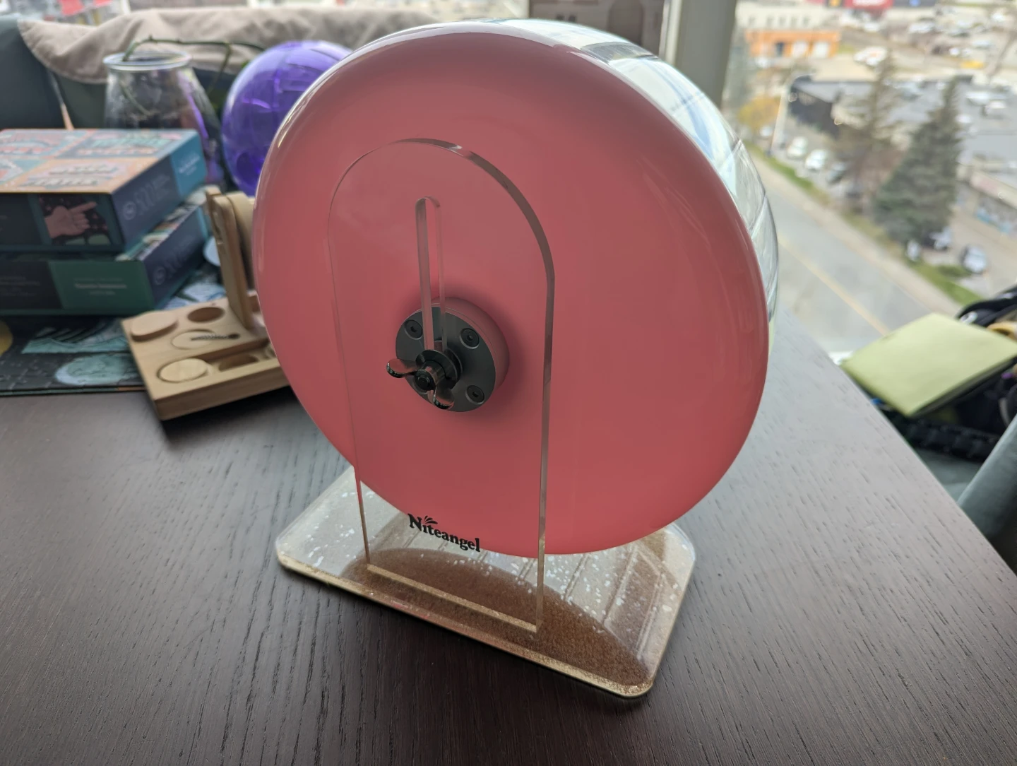 Niteangel Pink Hamster/Gerbil Wheel - photo 2