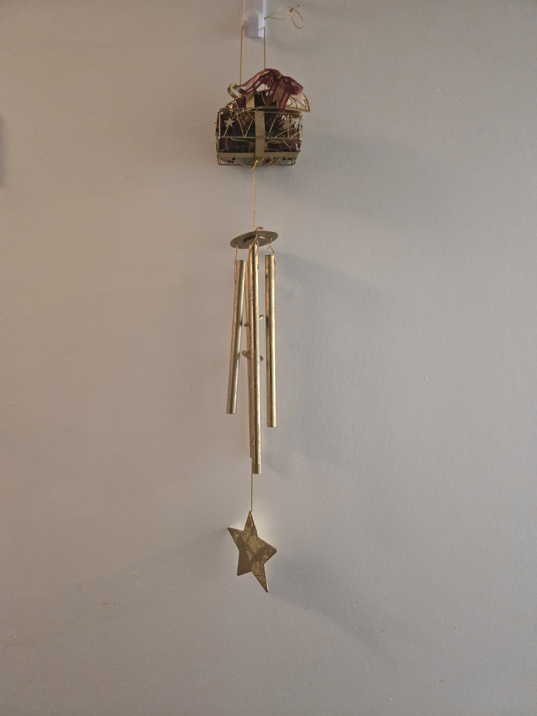 Gold Star Decorative Wind Chime