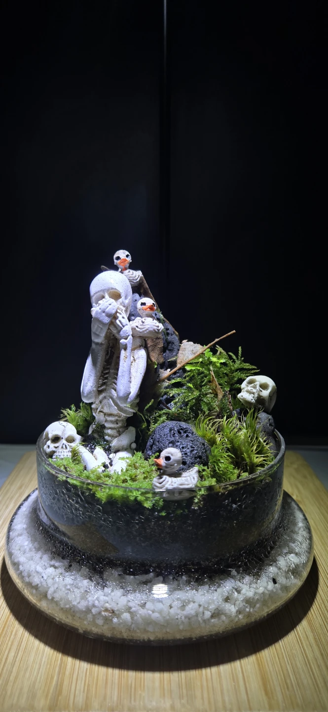 Skeleton terrarium decor - Halloween 🎃 gifts - photo 2