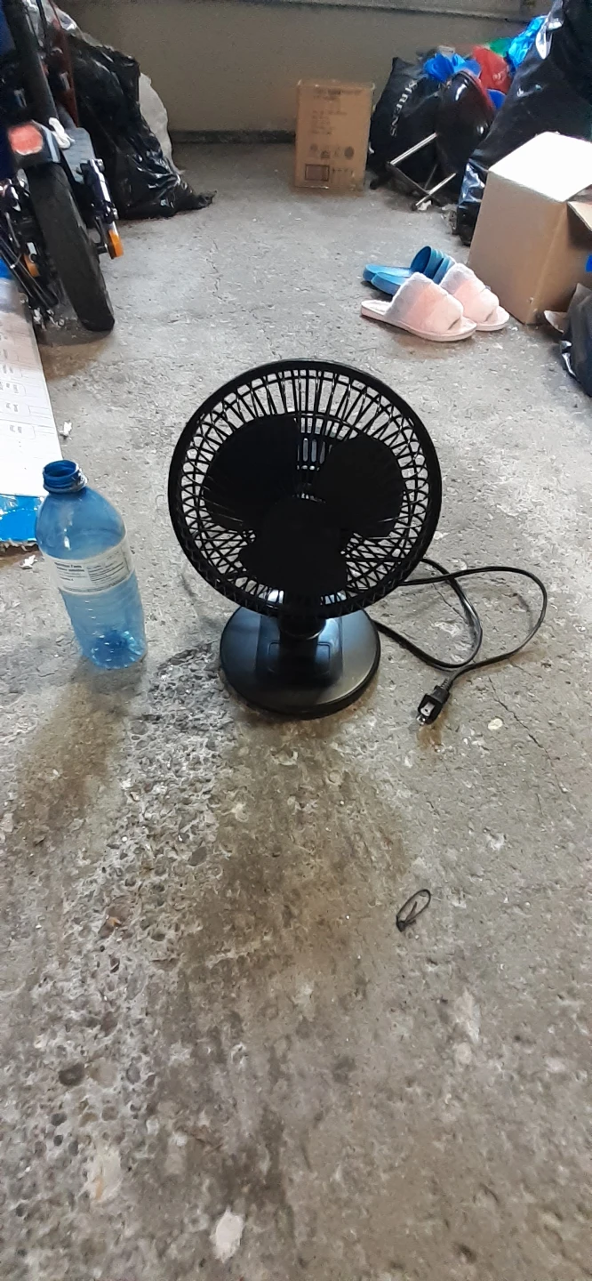 Black Portable Desk Fan