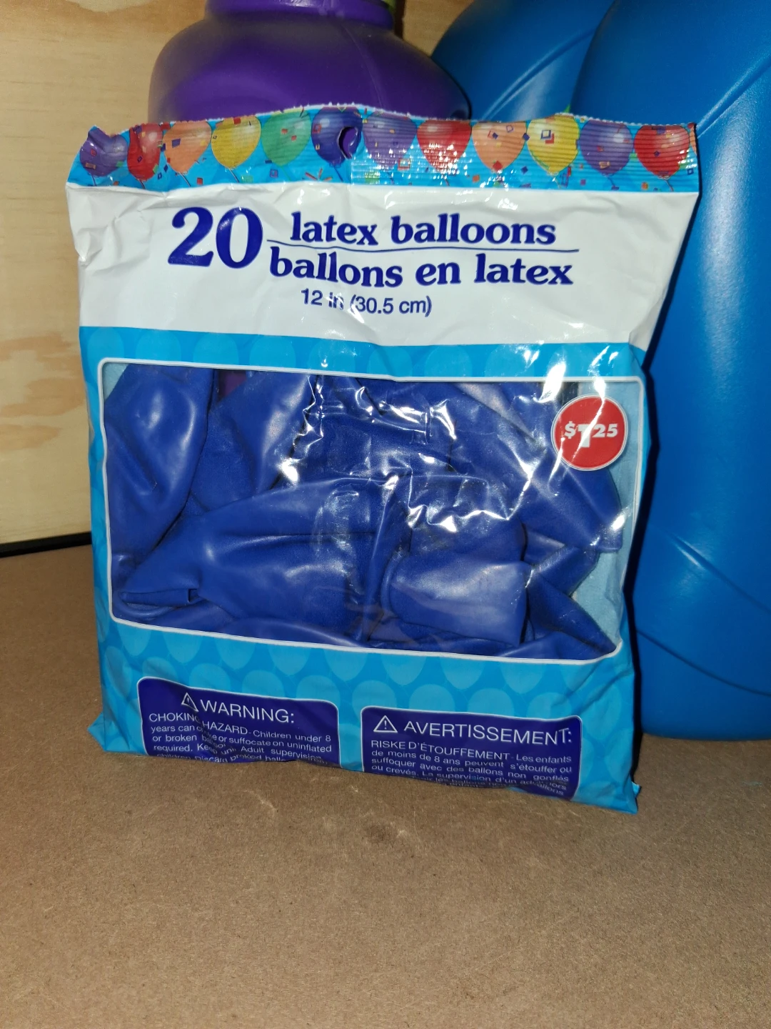 20 Blue Latex Balloons 12 inch