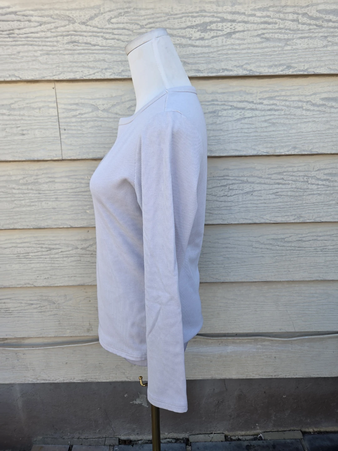 Autume Long Sleeve Ribbed Shirt - photo 3