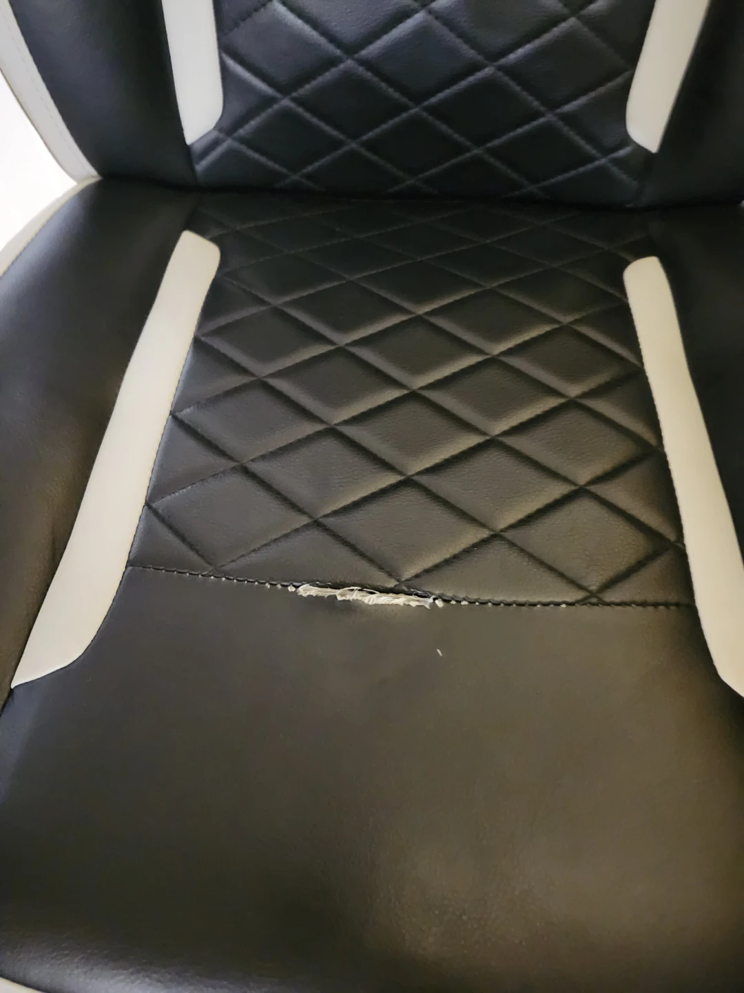 Black and White Office Desk Chair - photo 2