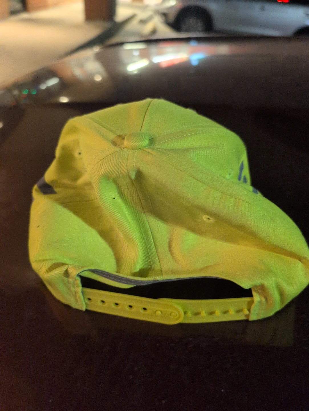 Neon Yellow Reflective Baseball Cap - photo 3