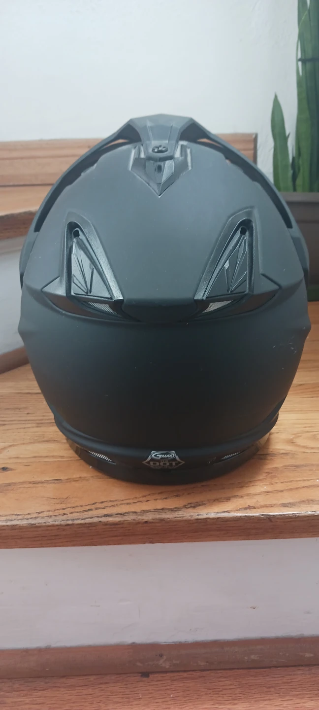 GMAX Dual Sport Motorcycle Helmet Matte Black