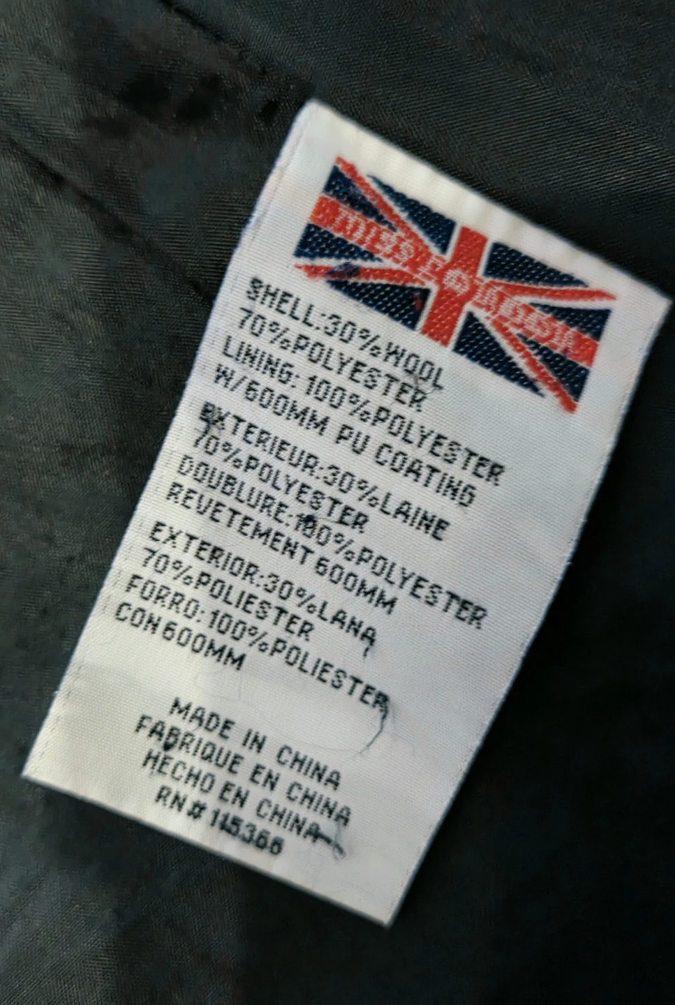 Miss London Black Duffle Coat - photo 4