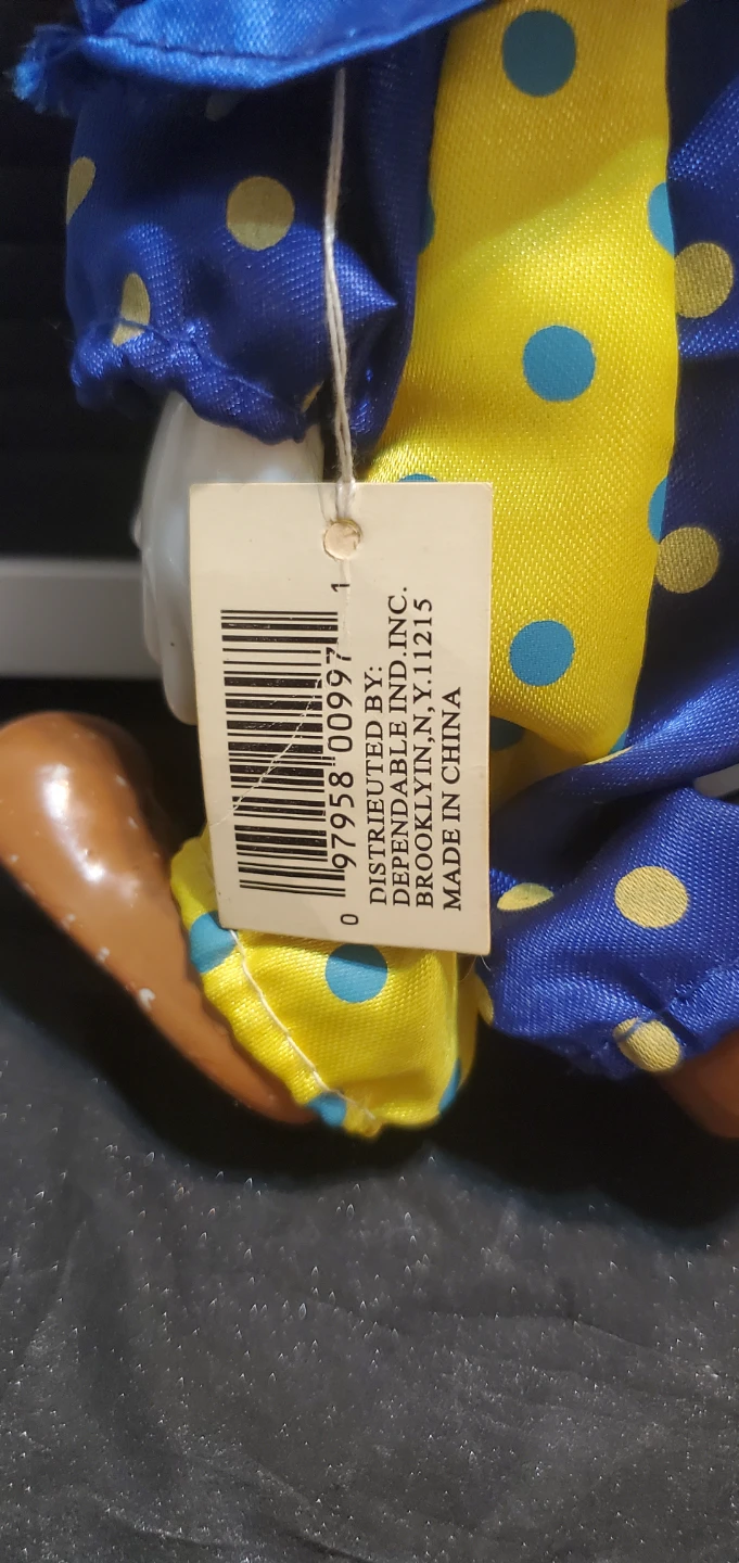 Porcelain Clown Doll - photo 3