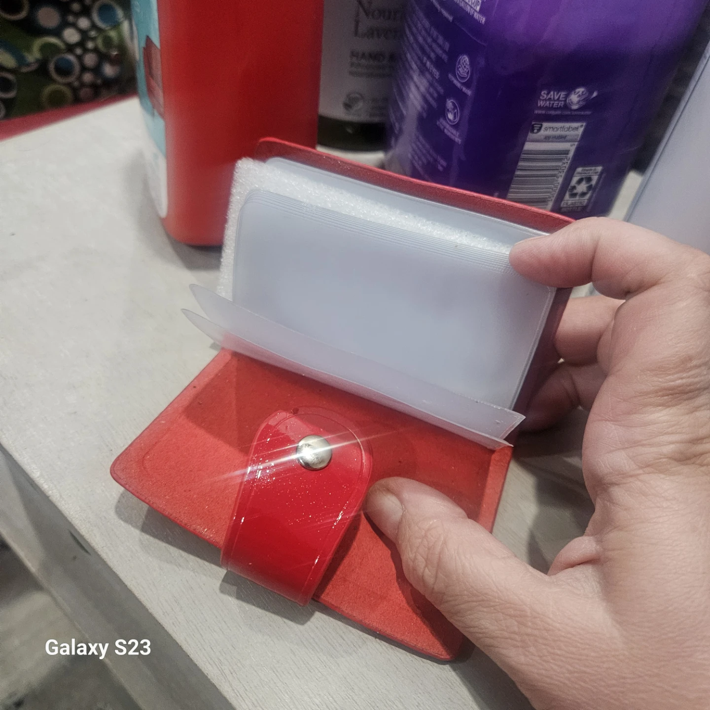 Red Card Holder Wallet - photo 2