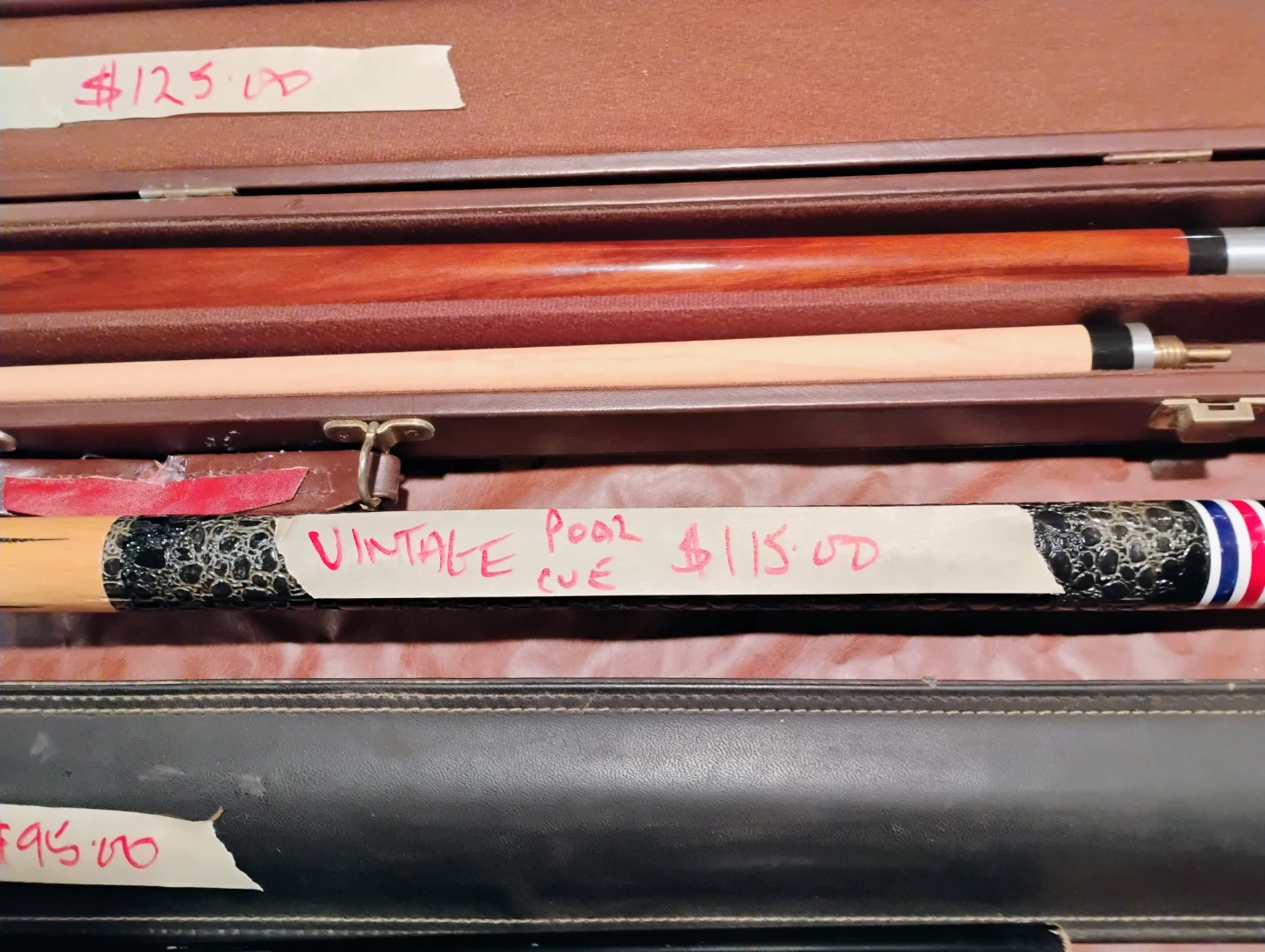 Selection of Vintage Pool Cues - photo 5