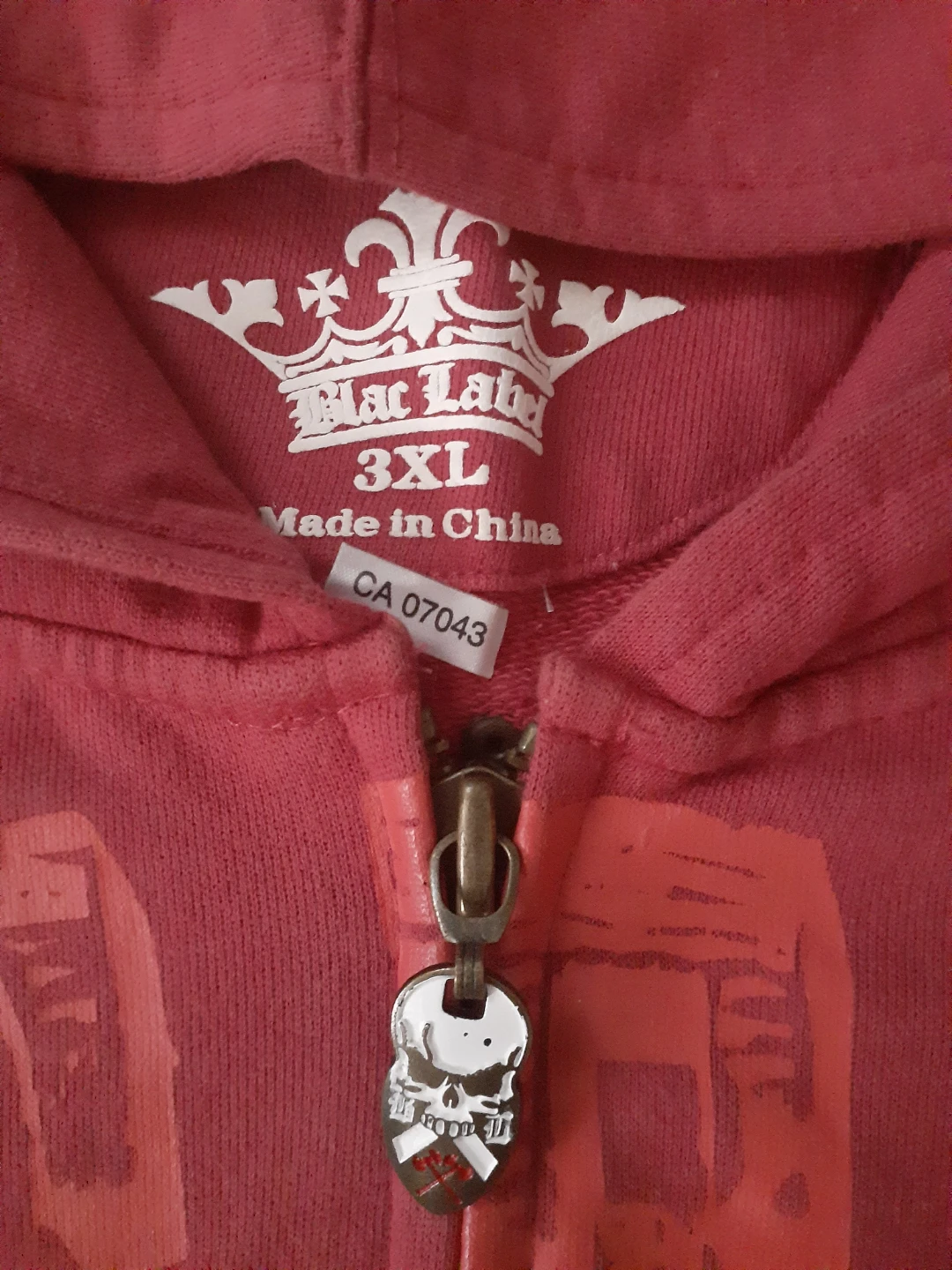 Blac Label Red Zip-Up Hoodie VINTAGE Y2K - photo 4