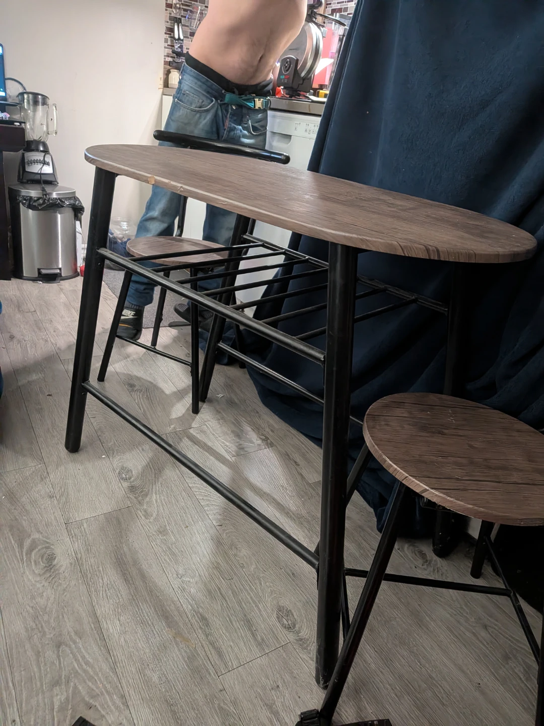 Small Bistro Table and Chair Set - photo 2