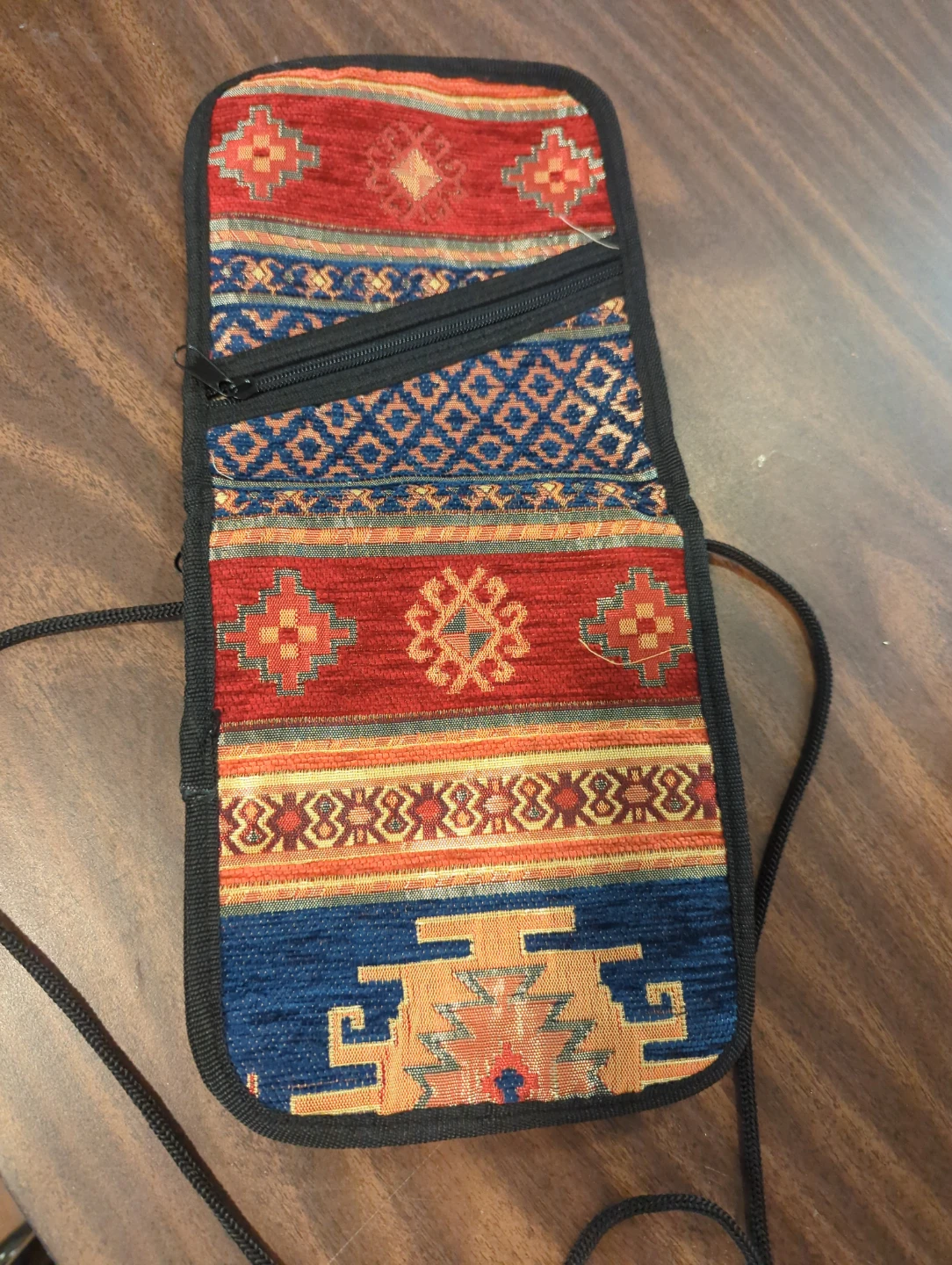 Woven Neck Stash Pouch