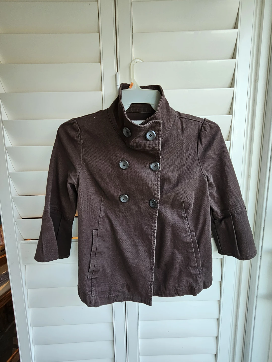 Old Navy Brown Cropped Jacket