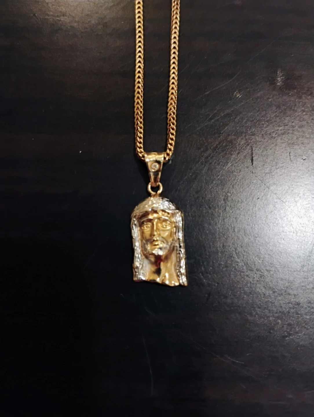 10k Gold Franco link chain - photo 5