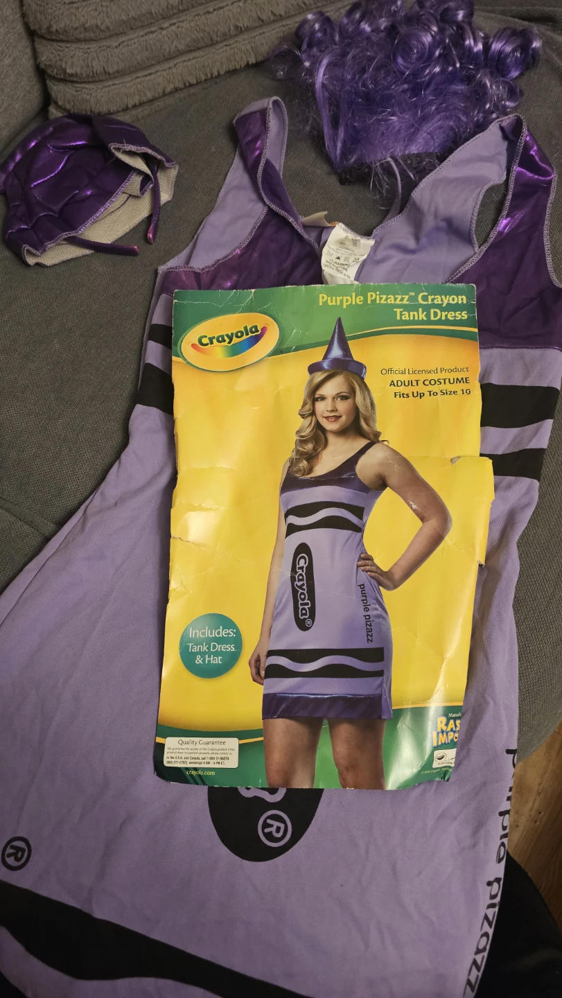 Crayola Purple Pizazz Adult Costume