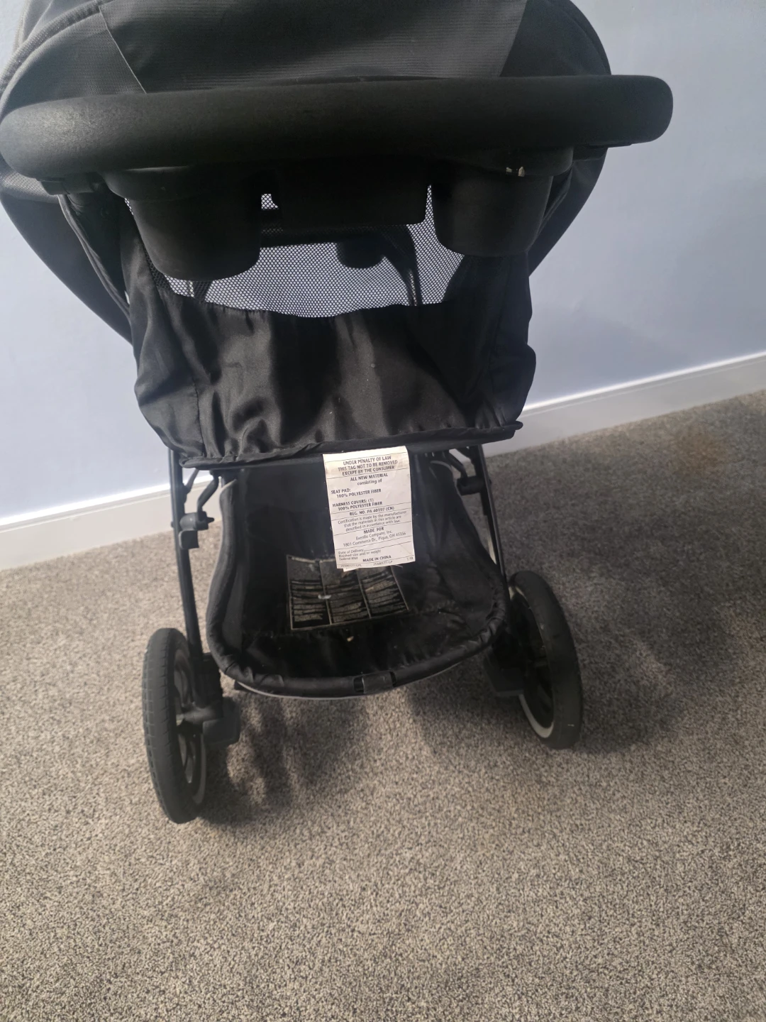 Evenflo Jogging Stroller - Black - photo 2