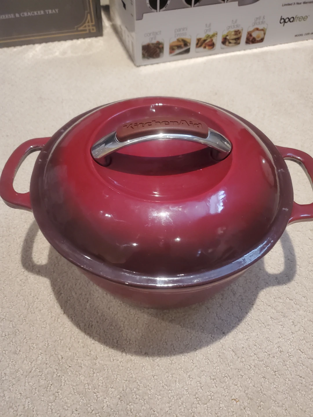 KitchenAid Enameled Cast Iron Dutch Oven