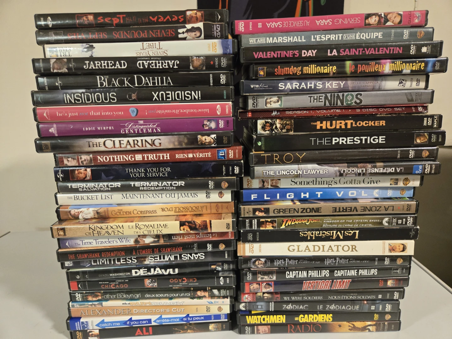 Collection of 45 Assorted DVD Movies