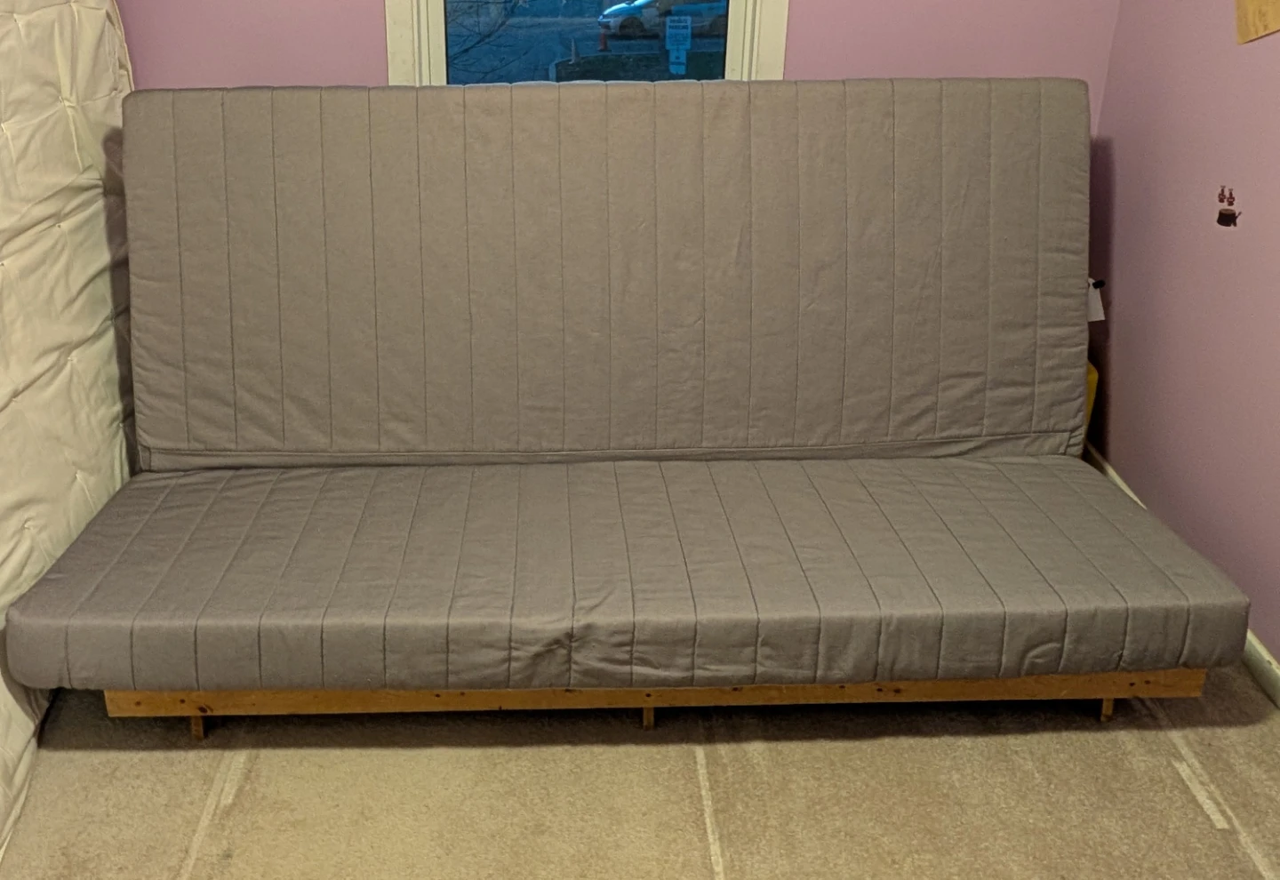 Convertible Sofa Bed with Wooden Frame - photo 2