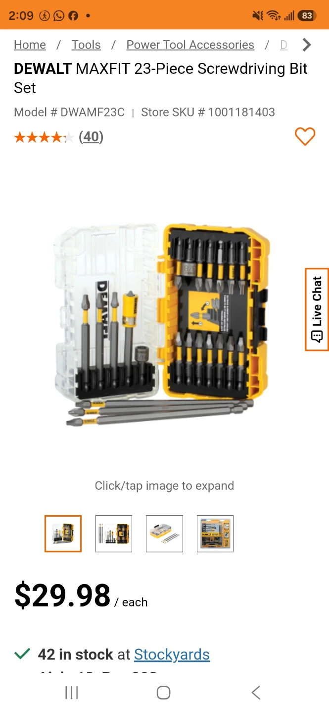 DEWALT MAXFIT 23-Piece Screwdriving Bit Set - photo 3