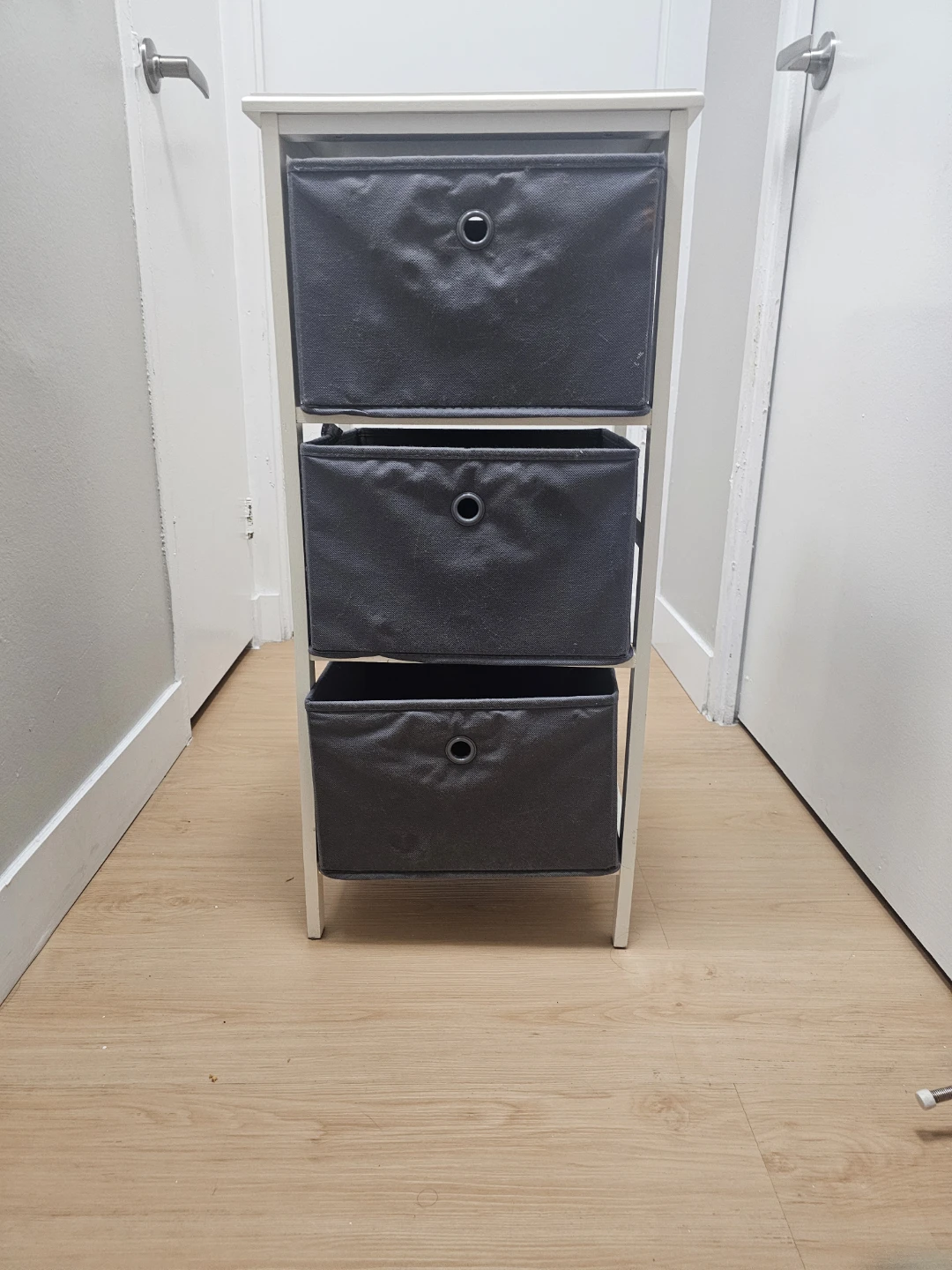 White 3-Drawer Storage Unit