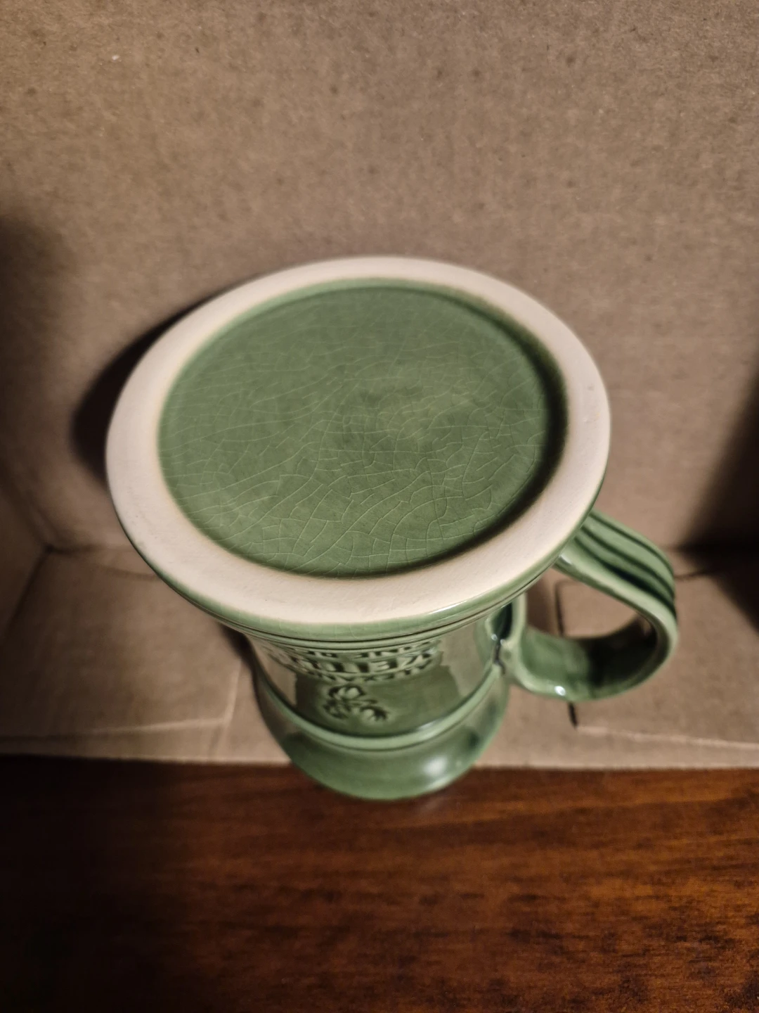 Alexander Keith's Green Ceramic Beer Mug - photo 2