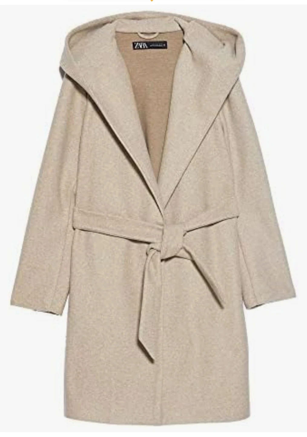 Zara hooded belted coat - photo 2