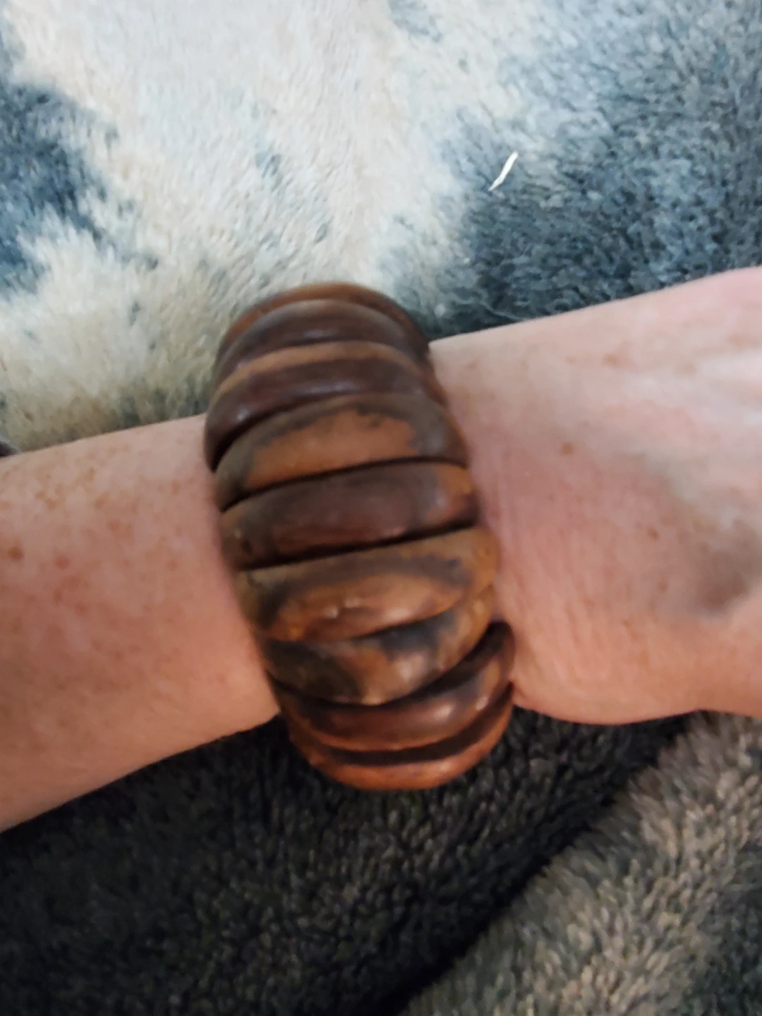 Vintage Wooden Bracelet - photo 4