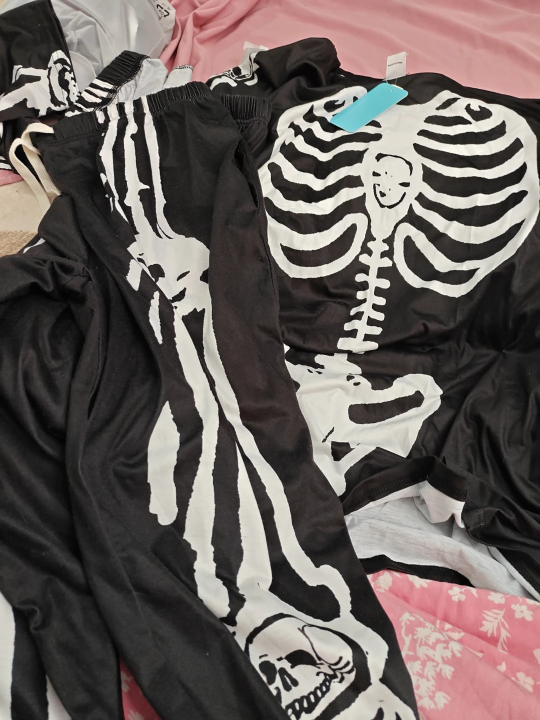 Skeleton Print Loungewear Set or costume - photo 2