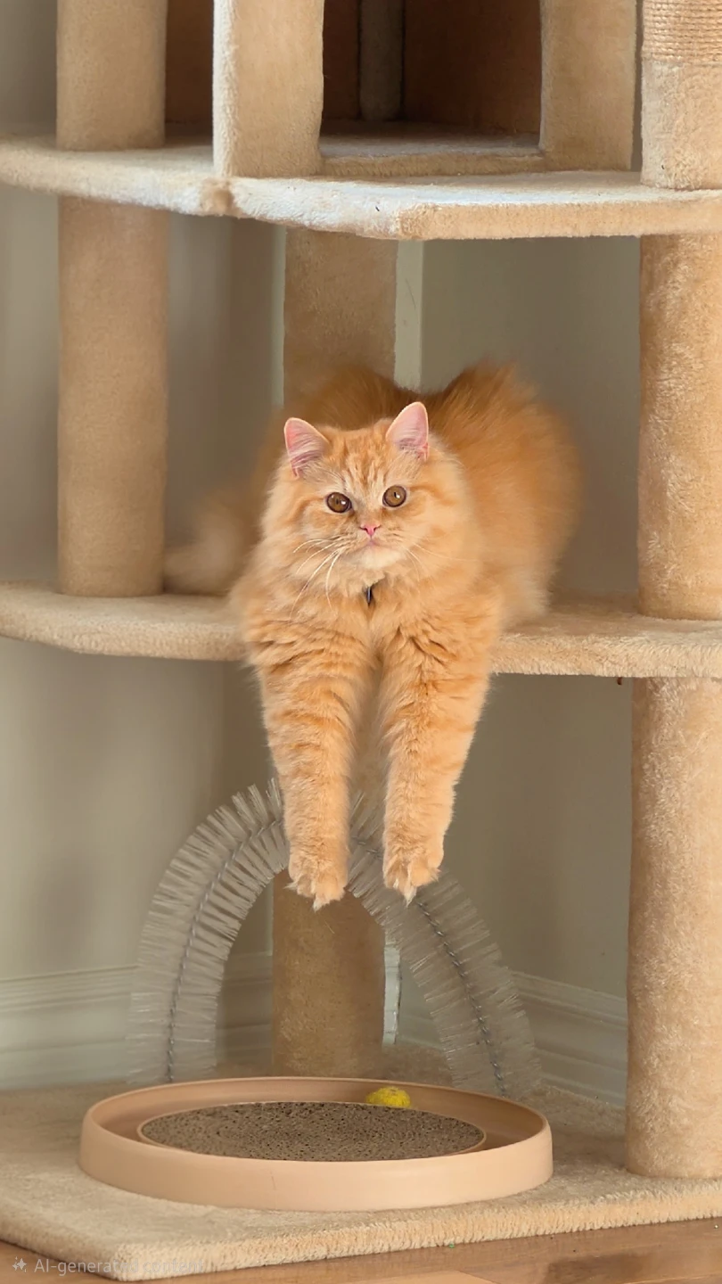 Beige Multi-Level Cat Tree - photo 4